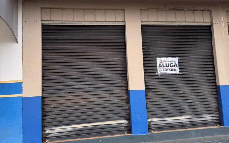 Frente da sala comercial na Av. Brasil, 783, Mundo Novo/MS
